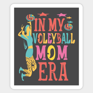 In My Volleyball Mom Era Women Mama Sport Player Magnet